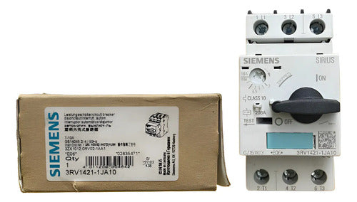 Disjuntor Motor 7-10a 3rv1421-1ja10 Siemens - 50/60hz