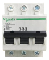 Disjuntor Termomagnetico 3p 20a K32a3c20 Schneider