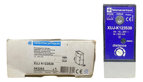 Sensor Fotoeletrico 12/24 Vcc Xujk123538 Telemecanique