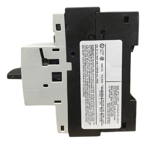 Disjuntor Motor 3rv1321-1cc10 2,5a Siemens - 50/60hz