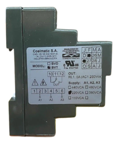 Monitor De Tensão Bvtd 220v (bvtd-p) Coel