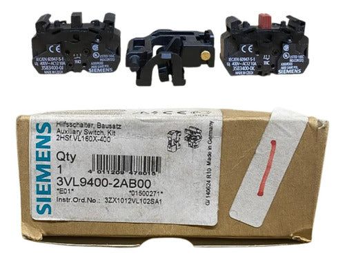 Bloco Disparador Siemens Interruptor Auxiliar 3vl9400-2ab00 127/220v