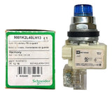 Botao Iluminado 30mm 1na 1nf Azul 9001k2l40lh13 Schneider Azul