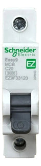 Kit C/ 10 Peças: Disjuntor Unipolar 20a Ez9f33120 Schneider