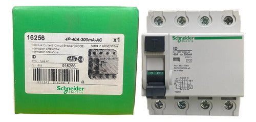 Interruptor Diferencial 4p 40a 300ma 415v 16256 Schneider