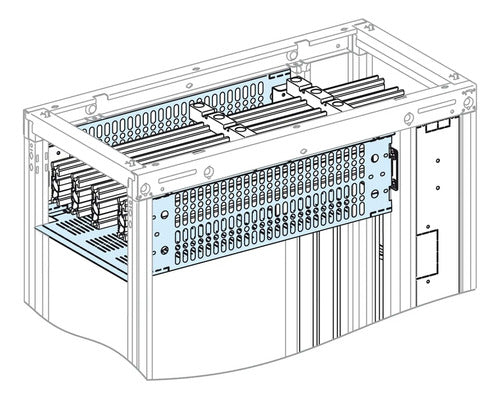 Painel De Divisão Isolamento Lvs04963 Schneider Prismaset P