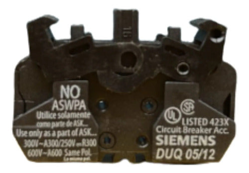 Contato Auxiliar 3vl9800-2ae00 1na+1nf Siemens Não Informado