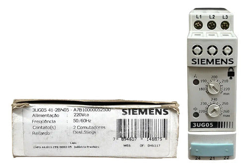 Relé 220vca 50/60hz 3ug0541-2bn05 Siemens 220vca