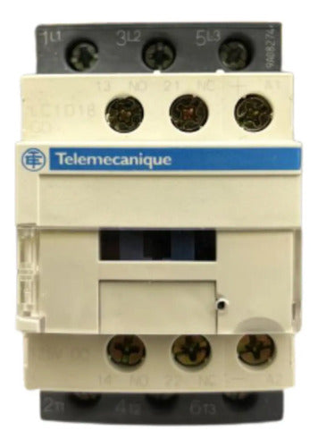 Contator Tesys 3p 18a 125vcc 1na+1nf Lc1d18gd Telemecanique 127v