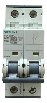 Disjuntor Bipolar 5sy4210-7 C10 Siemens