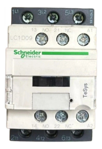 Contator Tripolar 9a 1na+1nf 220vca Lc1d09m7 Schneider 220vca