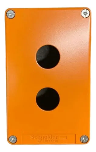 Botoeira Metalica Vazia 22mm Laranja Xapr2502 Schneider Laranja