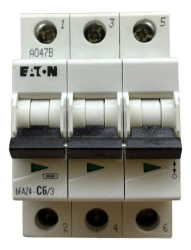 Disjuntor Tripolar Bfaz4-c6/3 6a Eaton