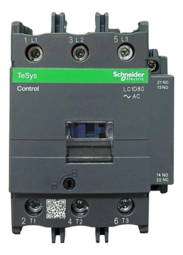 Contator 3p 80a Ac-3 230vca Lc1d80p7 Schneider 230vca