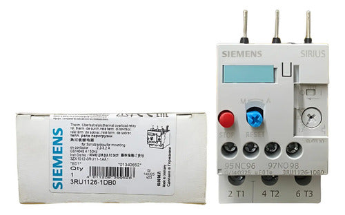 Relé Térmico De Sobrecarga 2,2 - 3,2 A 3ru1126-1db0 Siemens -