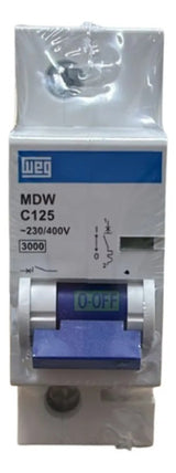 Disjuntor Unipolar Mdw-c125-1 125a 11807325 Weg