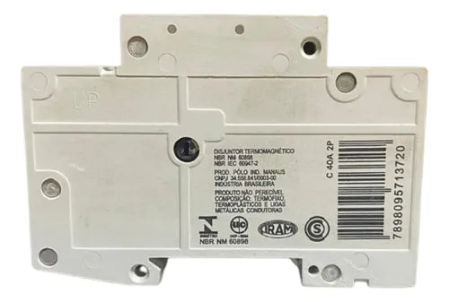 Disjuntor Bipolar 5sx2240-7 40a Siemens