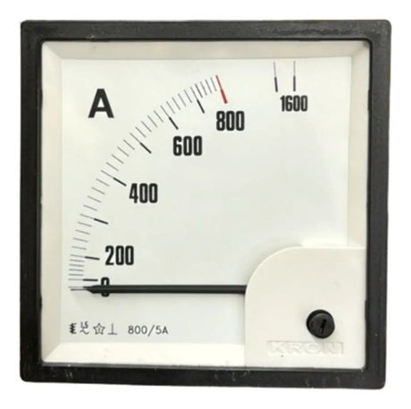 Amperimetro Fm96pc 800/1600/5a Travamento Em 800a Ip54 Kron