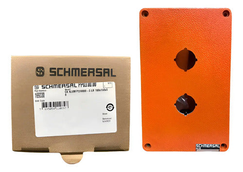 Botoeira Dgp2 Alumínio Com 2 Furos De 22mm Ace Schmersal Laranja -