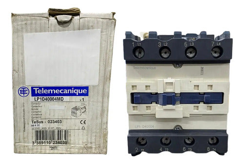Contator 4p Tesys 1na+1nf 40a 220v Lp1d40004md Schneider 220v