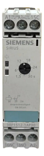 Relé Tempo 1,5-30s 220v 3rp1512-1ap30 Siemens 220v