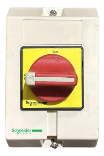 Interruptor Seccionador Vario Cofre Ip65 Vcf02ge Schneider 10 A 690v Vermelho/ Amarelo