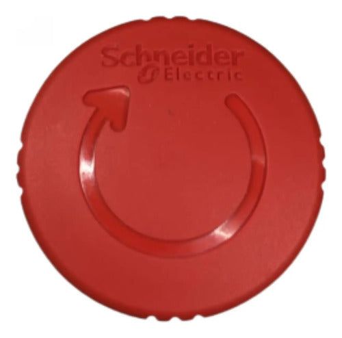 Botão Cogumelo Vermelho 1nf Xb4bs8446 Schneider Vermelho -