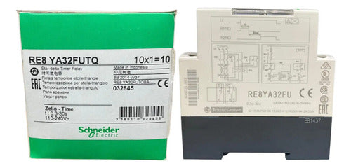 Rele Temporizador 1naf 0,3-30s 380-415vca Re8ya32fu Novo  !!