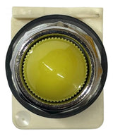 Sinaleiro 30mm Metálico C/ Trafo 9001kp1y9 Amarelo Schneider Amarelo 120v