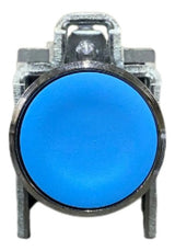 Botão Ø22mm Azul + Bloco 1na+1nf Xb4ba65 Schneider Azul -