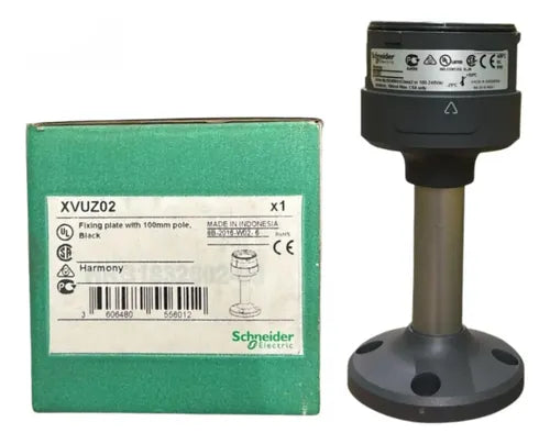 Base De Fixação Ø60 Preta Haste De 100mm Xvuz02 Schneider