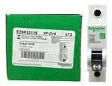 Kit Com 8: Disjuntor 1p 3ka Curva C Ez9f33116 Schneider