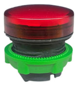Kit Com 2 Peças: Cabeçote 22mm Vermelho Zb5av043 Schneider