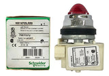 Sinaleiro 30mm Metálico 9001kp35lrr9 Vermelho Schneider Vermelho 24vca Cc