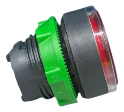 Kit Com 2: Cabeçote Para Botão Vermelho Zb5ah043 Schneider Vermelho -