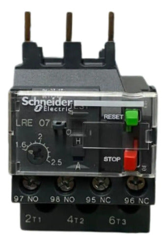 Relé Proteção Térmico 1,6 - 2,5a Lre07 Tesys Schneider 690 Vca