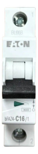 Kit Com 10 Peças: Disjuntor Unipolar Bfaz4-c16/1 16a Eaton -