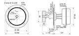 Controle De Nível Cn1328/a 80mm 220vca Coel