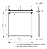 Chapa De Fundo Lvs08687 Schneider Placa Prismaset Branco