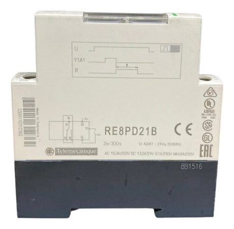 Rele Temporizador 24vca/c 3-300s Re8pd21b Schneider