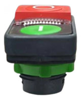 Cabecote Para Botão Duplo 22mm Vd/vm Zb5aw7l3741 Schneider Verde/vermelho
