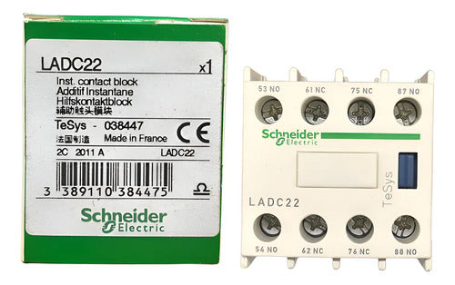 Bloco De Contato Auxiliar Tesys 2na 2nf Ladc22 Schneider 690v