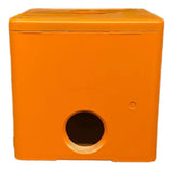 Botoeira 22mm Metalica 1 Furo Laranja Xapr1501 Schneider