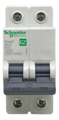 Kit Com 2: Disjuntor 2p 40a Curva B Ez9f13240 Schneider