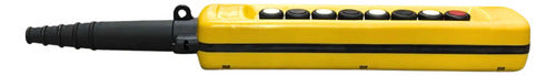 Botoeira Pendente Plastica 8 Botoes Xaca881 Schneider Amarelo