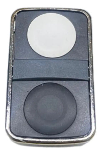 Cabeçote P/ Botão Duplo Ø22mm Branco Pt Zb4ba7120 Schneider Preto E Branco -