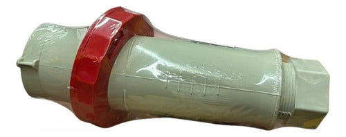 Plug N4576 63a 3p+t 380/440v 6h Vermelho Ip67 Newkon Steck Vermelho