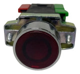 Botão 2b-2021.11r 22mm 1naf Luminoso Vermelho Eaton