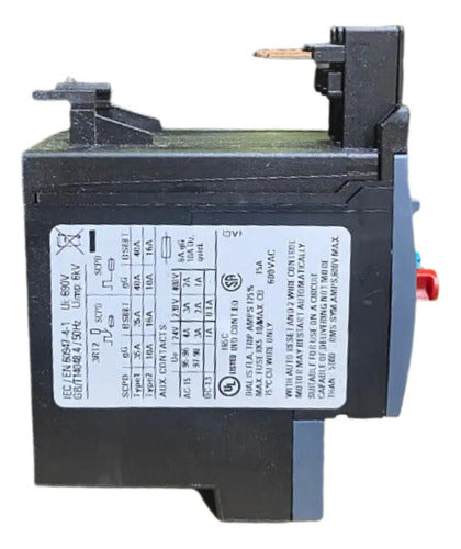 Relé De Sobrecarga 3ru2116-1dc0 Siemens  690v