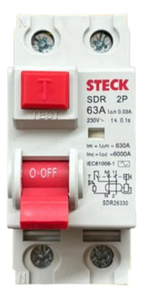 Interruptor Diferencial Sdr26330 2p 63a 30ma Steck